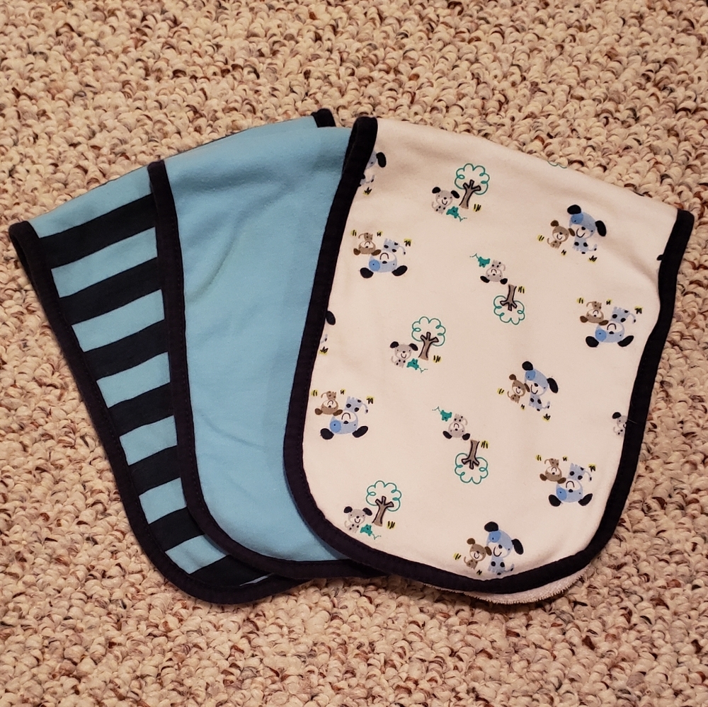 Gerber Burp Cloths - Set of 3 - Like New